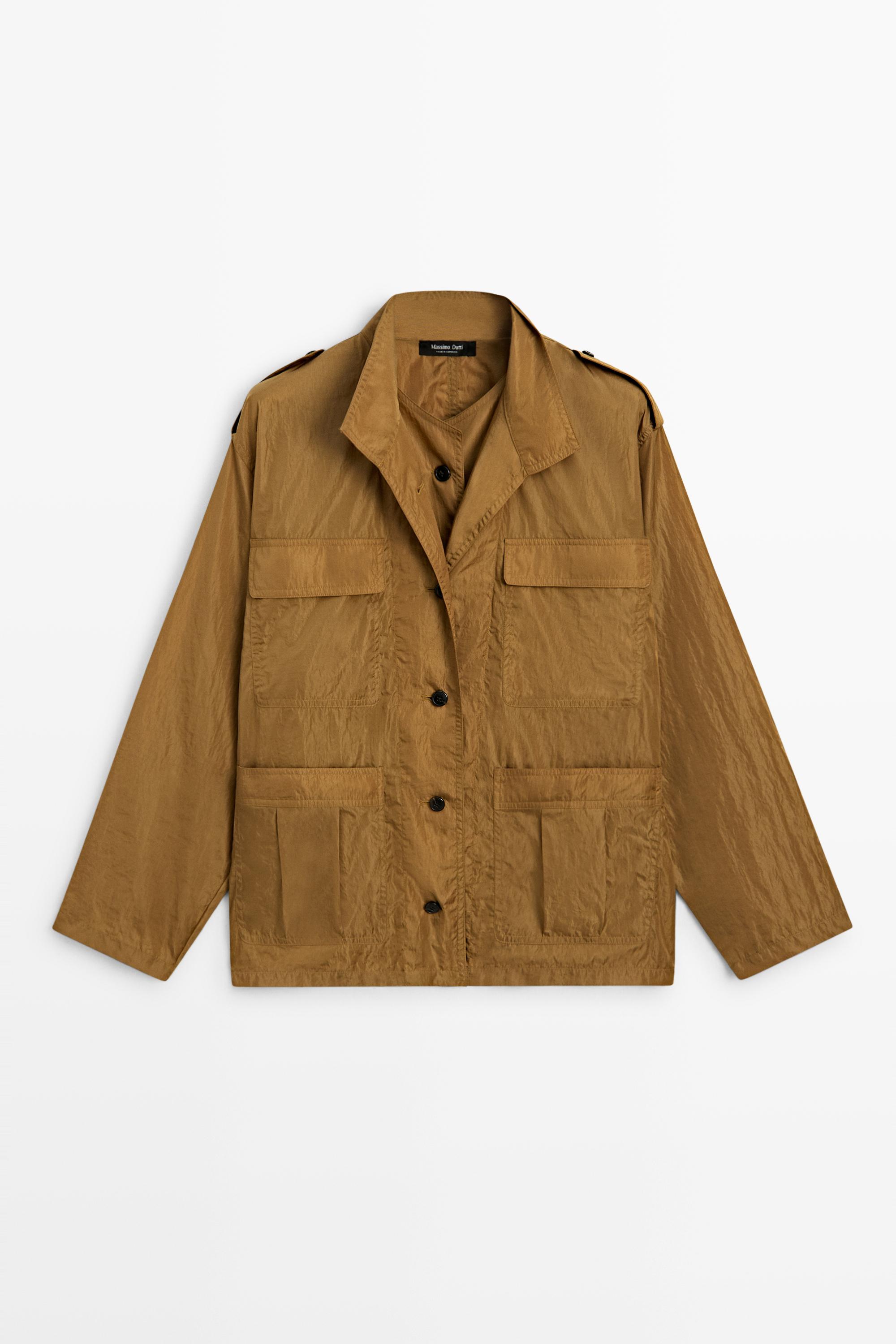 Technical overshirt with pocket details